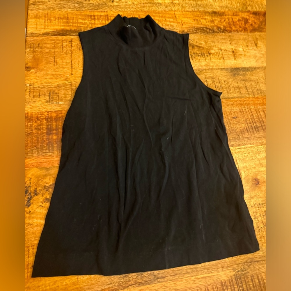 Athleta Black mock neck Sleeveless Women's Top